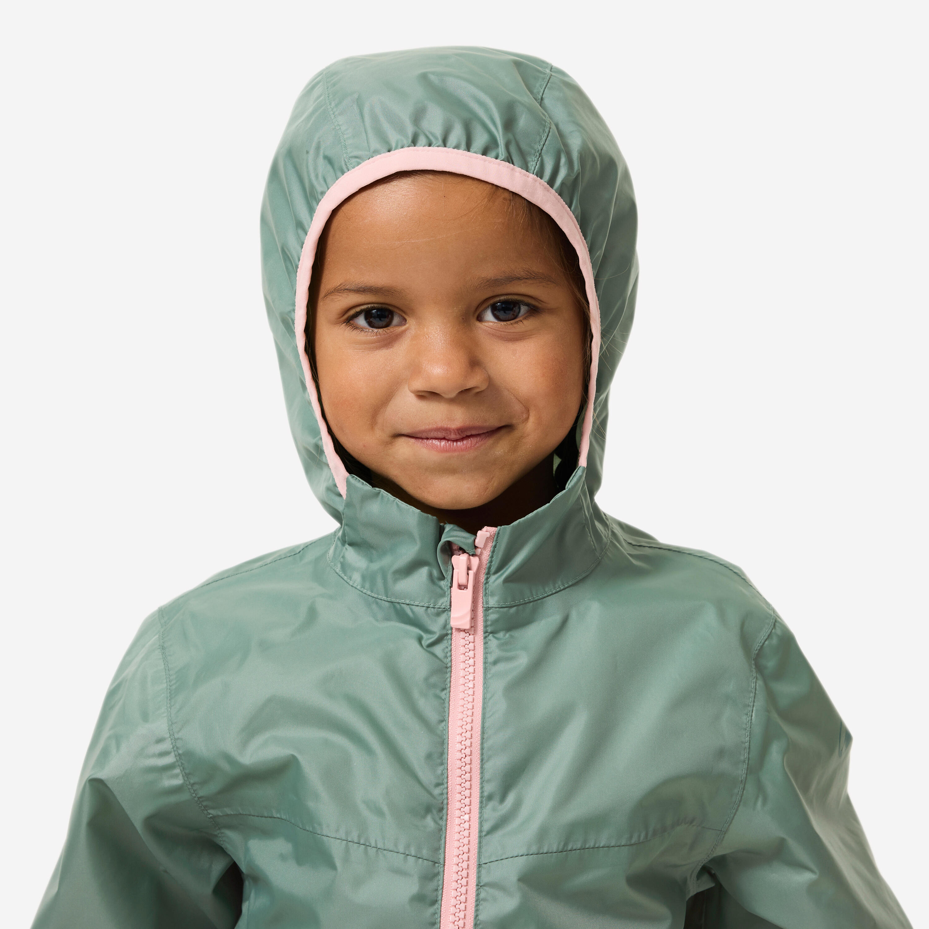 Kids’ Waterproof Hiking Jacket, MH 100 - QUECHUA
