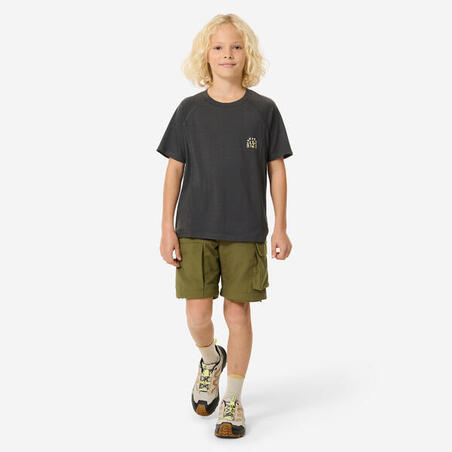 Штани модульні дитячі MH500 для гірського туризму зелені