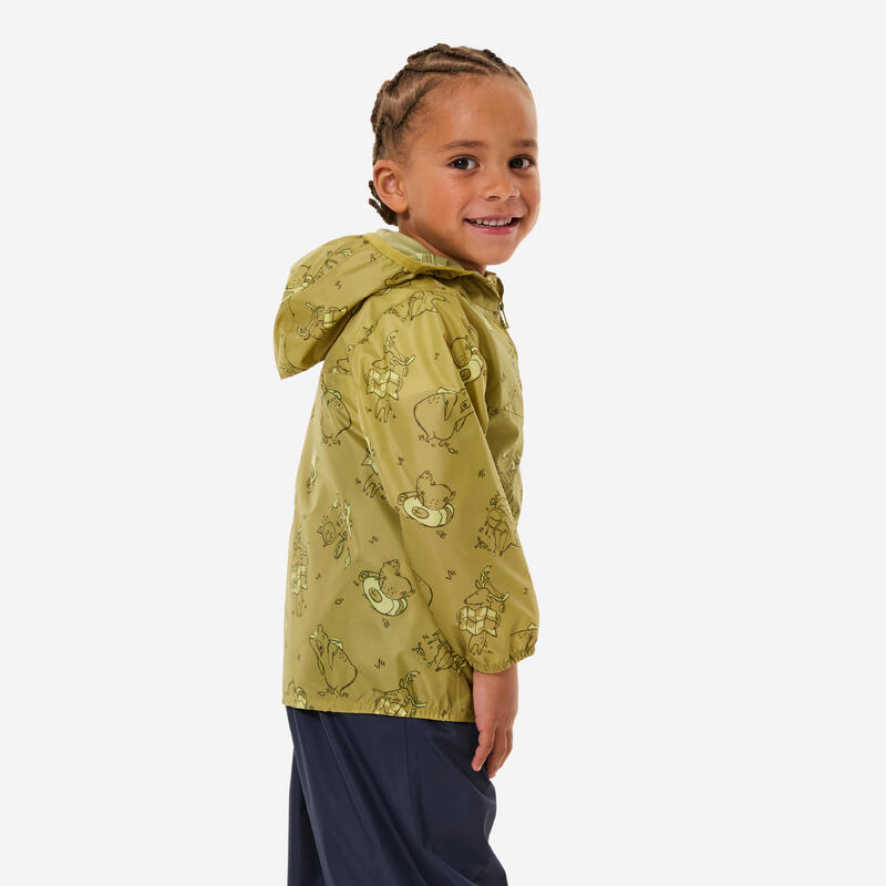 Dětská turistická nepromokavá bunda MH 100 Kid 2–6 let