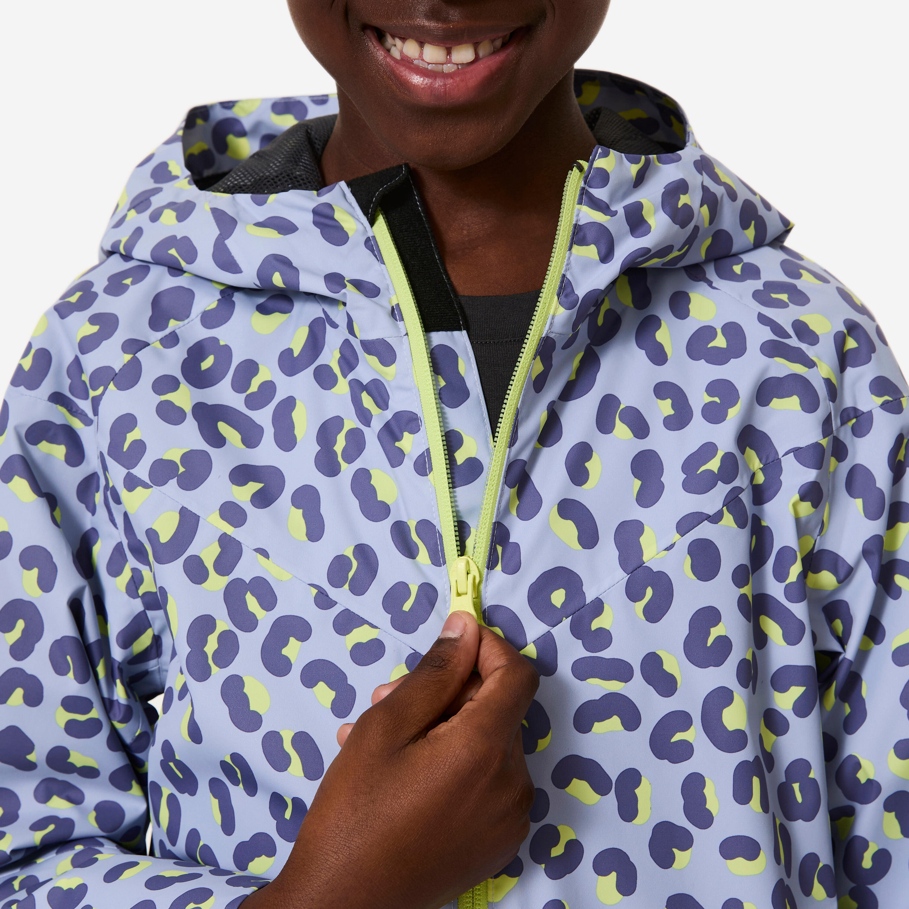 Manteau de randonnée imperméable enfant, MH 500 Âge 7-15 ans 8/10