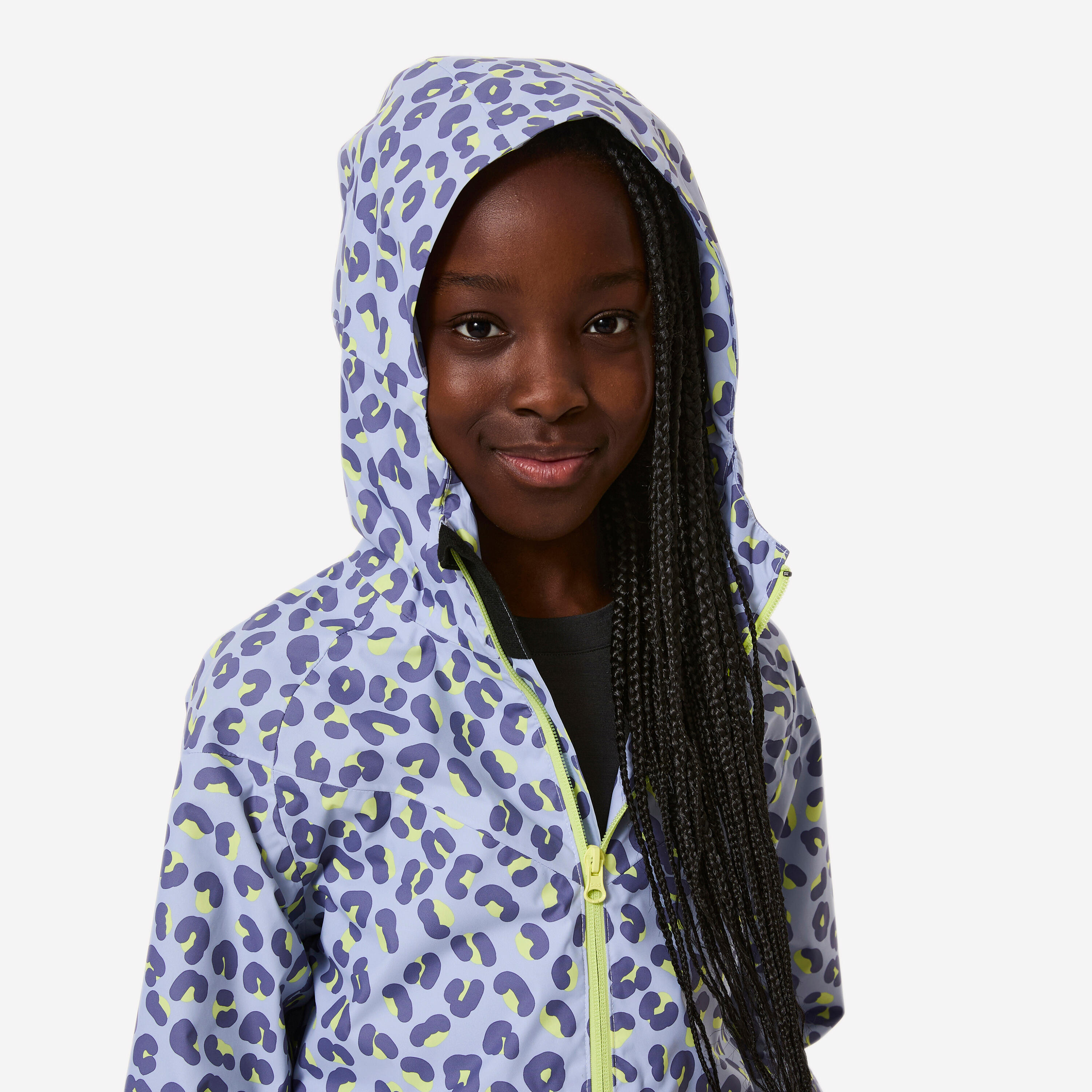 Kids’ Waterproof Hiking Jacket, MH 500 Age 7–15 - QUECHUA