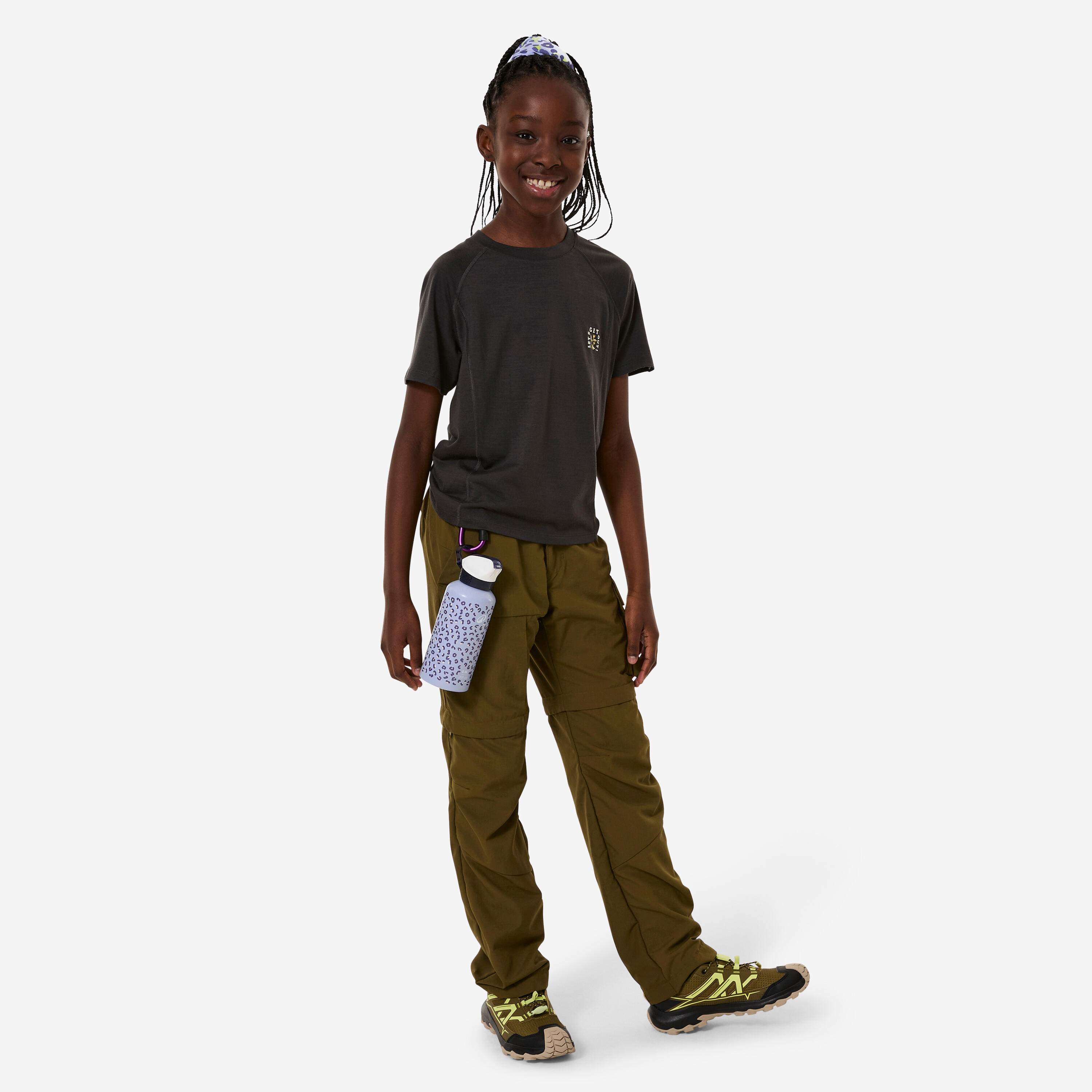 Pantalon de randonnée convertible enfant, MH 500 13/15