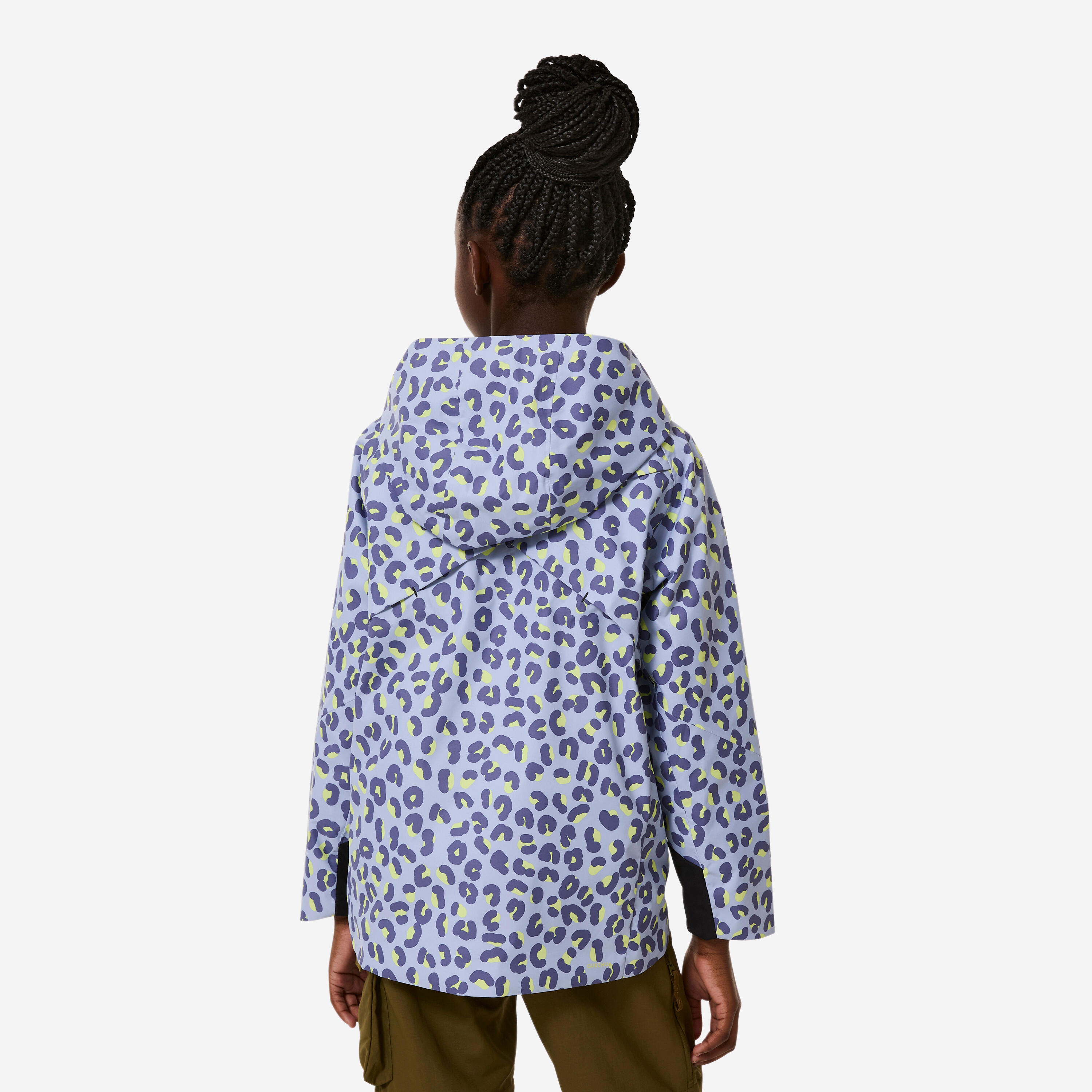 Manteau de randonnée imperméable enfant, MH 500 Âge 7-15 ans 4/10