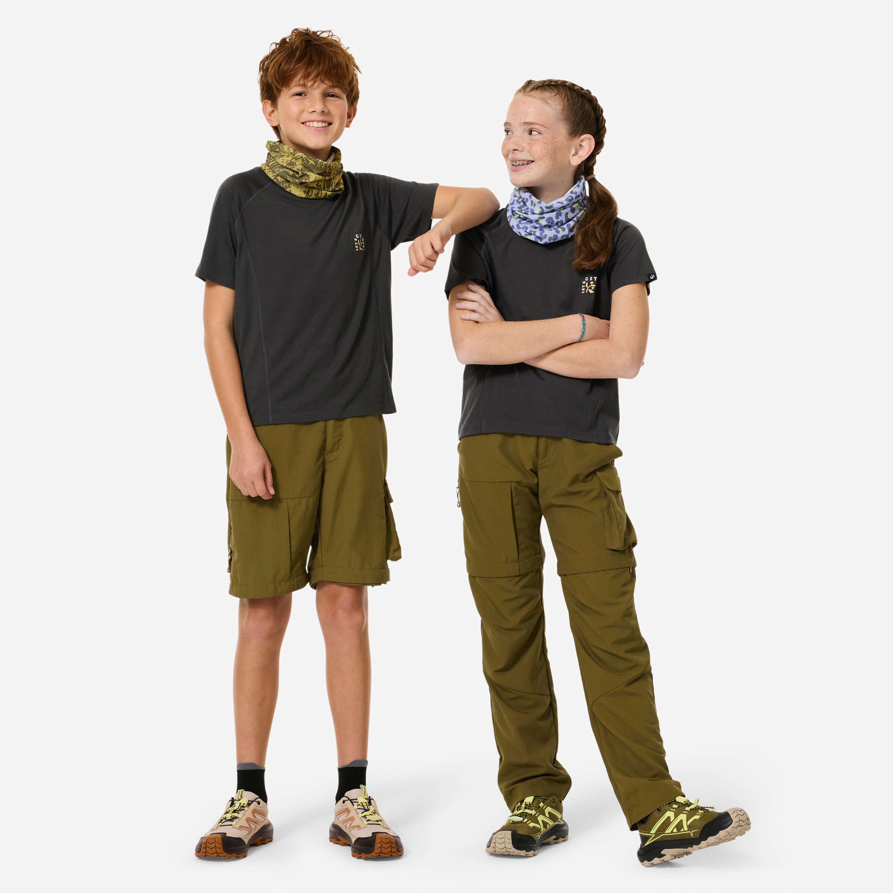 Pantalon de randonnée convertible enfant, MH 500 2/15