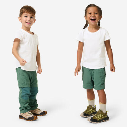 Zip-Off-Hose Kinder Wandern - MH550 rosa