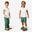 Pantalon modulabil de drumeție pentru copii de 2-6 ani, MH500 Verde