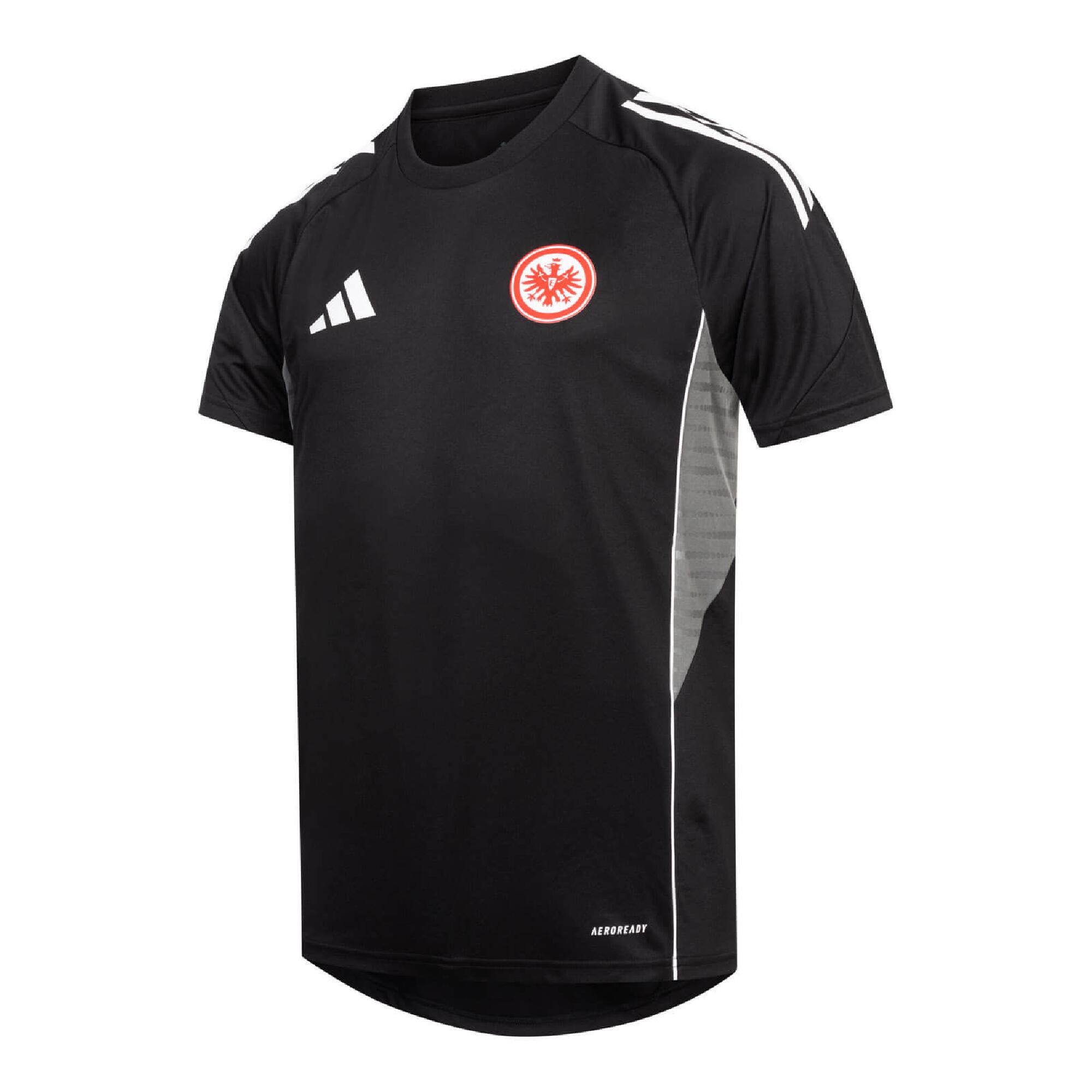 Damen/Herren Fußball Trainingsshirt - Eintracht Frankfurt 25/26 schwarz/grau 2/3