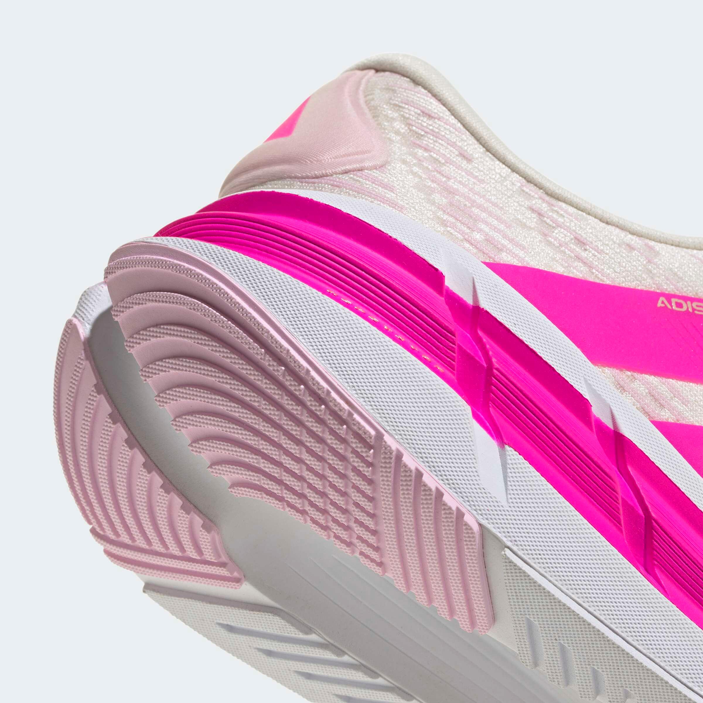Stabiler gedämpfter Laufschuh für Frauen, adidas Adistar 4 weiss rosa 7/9