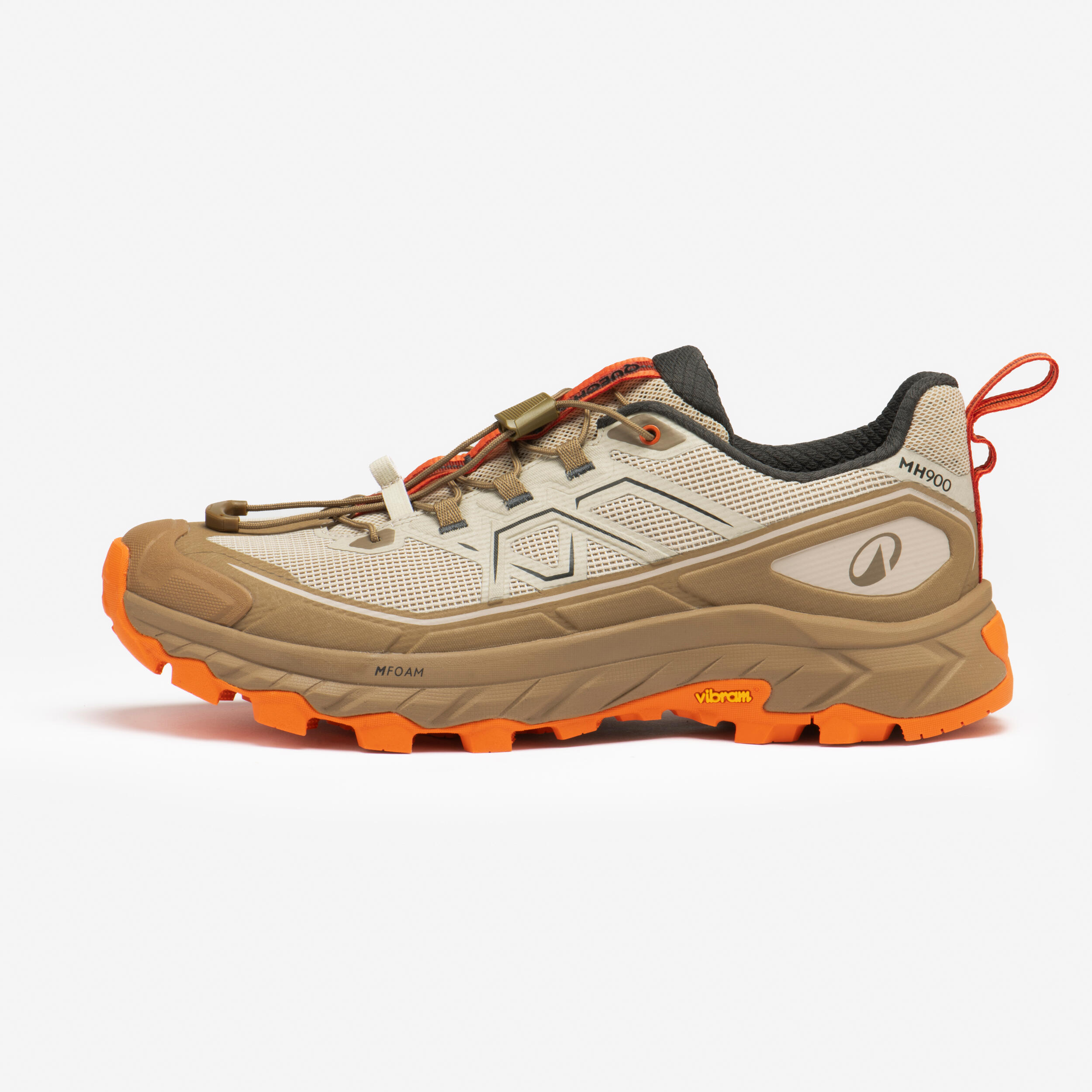 Men’s low-rise hiking boots, MH900 Light - Beige/Orange