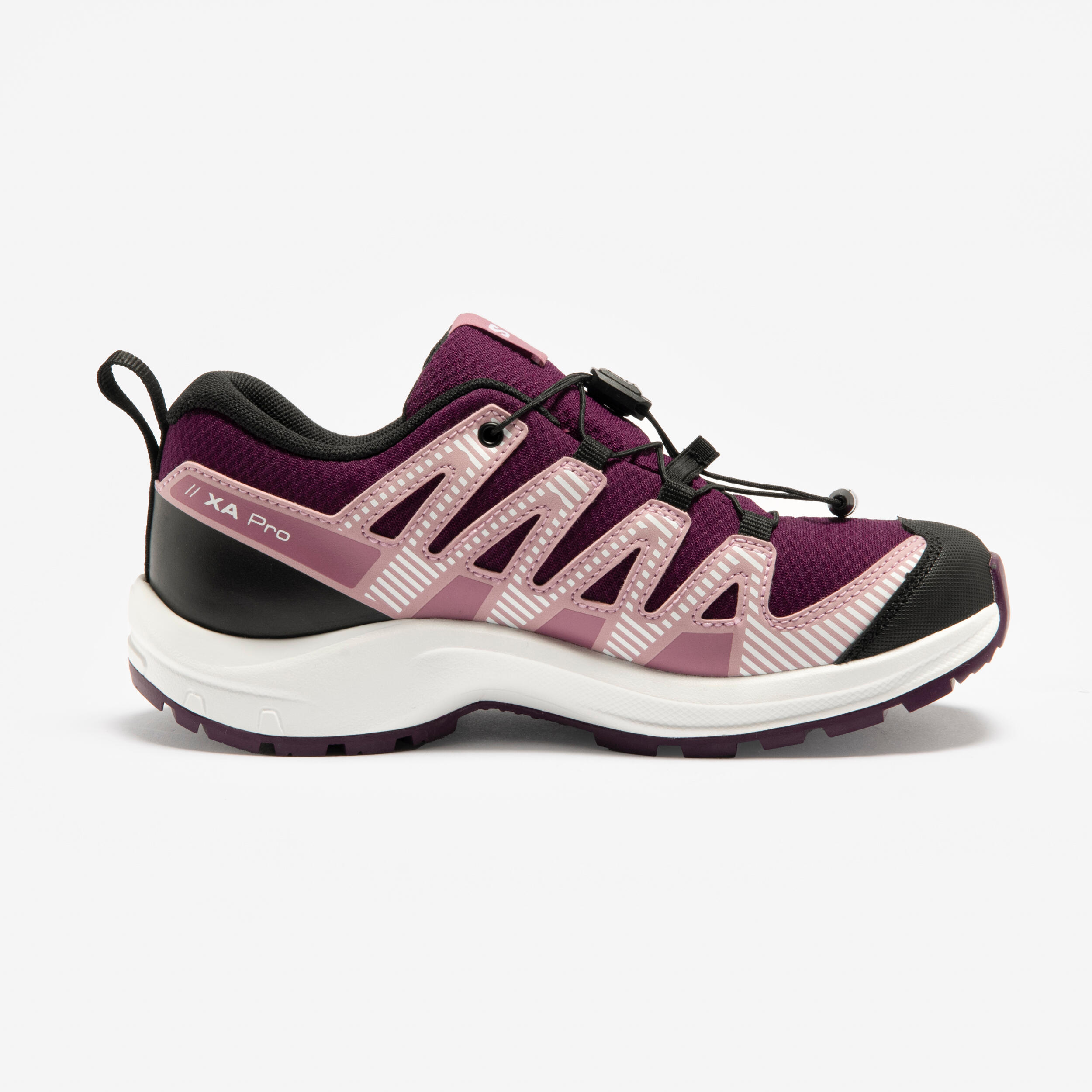 Chaussures imperméables de randonnée enfant 31-39, Salomon XA PRO 3D rose 3/6
