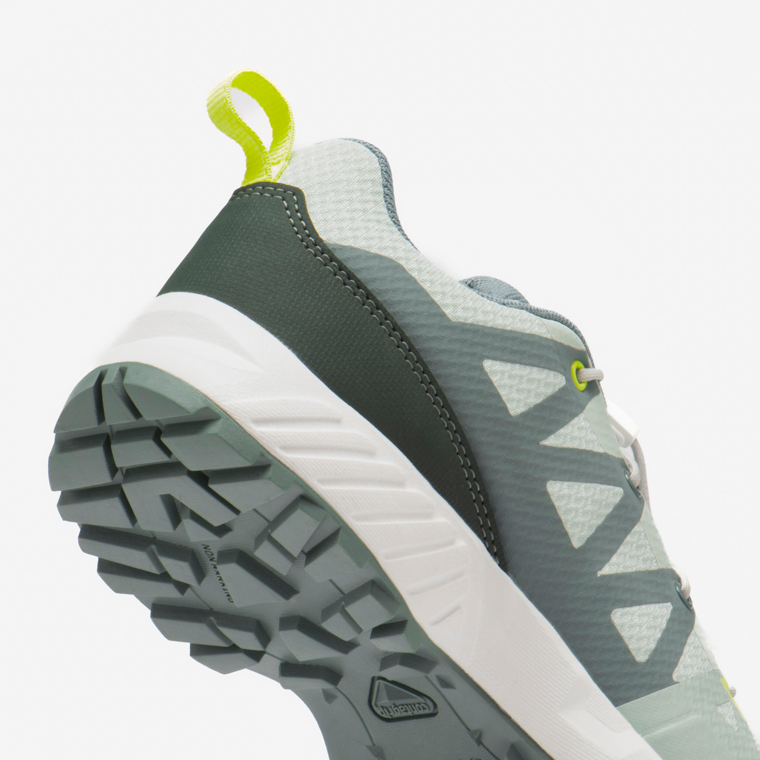 Chaussures de randonnée imperméables enfant, Saliba vert du 31 au 38 5/6