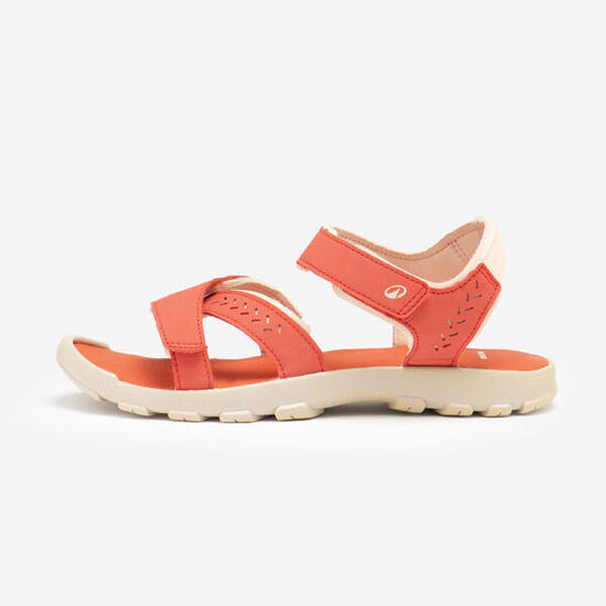 Sandales de randonnée femme, NH100 orange