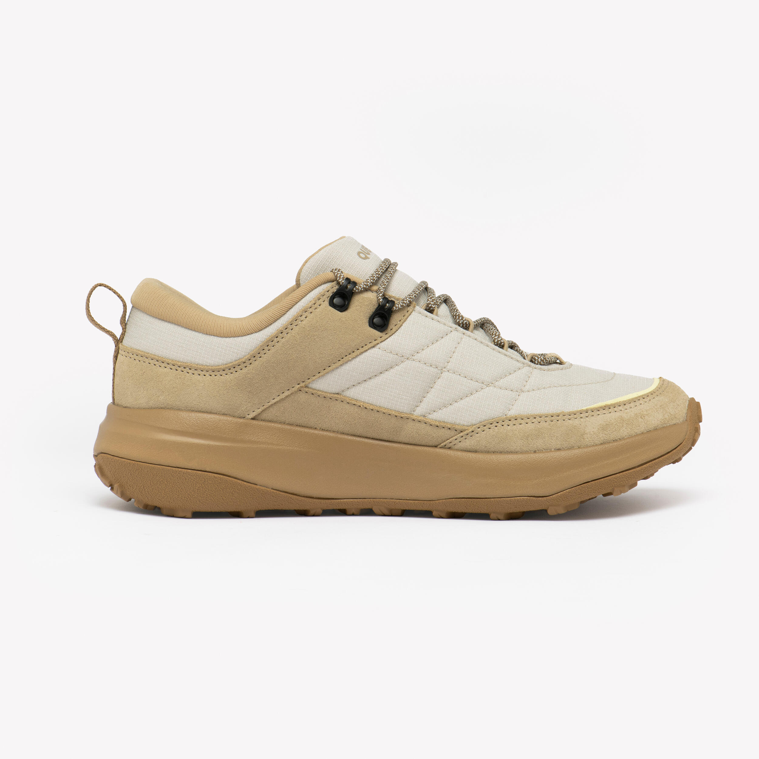 Botas de Caminhada Mulher NH500 Impermeáveis Couro WP Bege 3/7