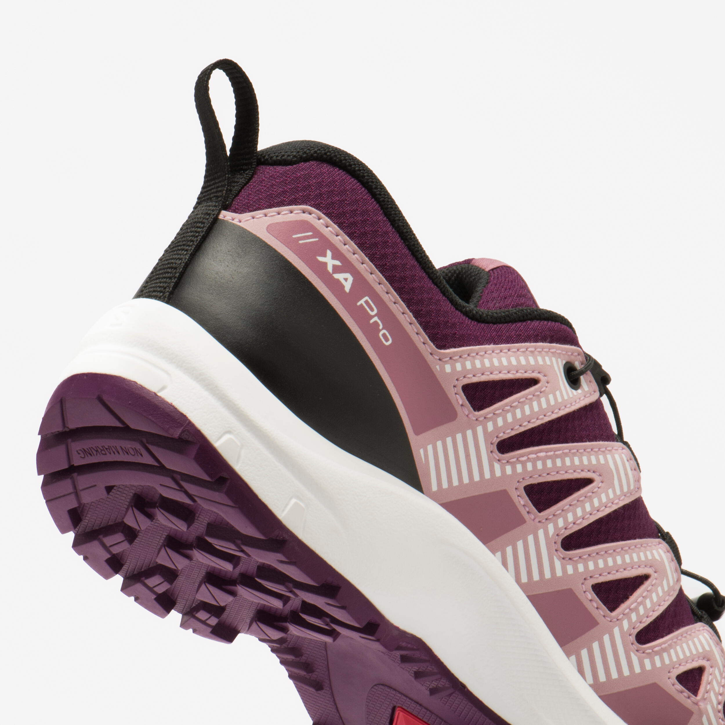 Chaussures imperméables de randonnée enfant 31-39, Salomon XA PRO 3D rose 5/6