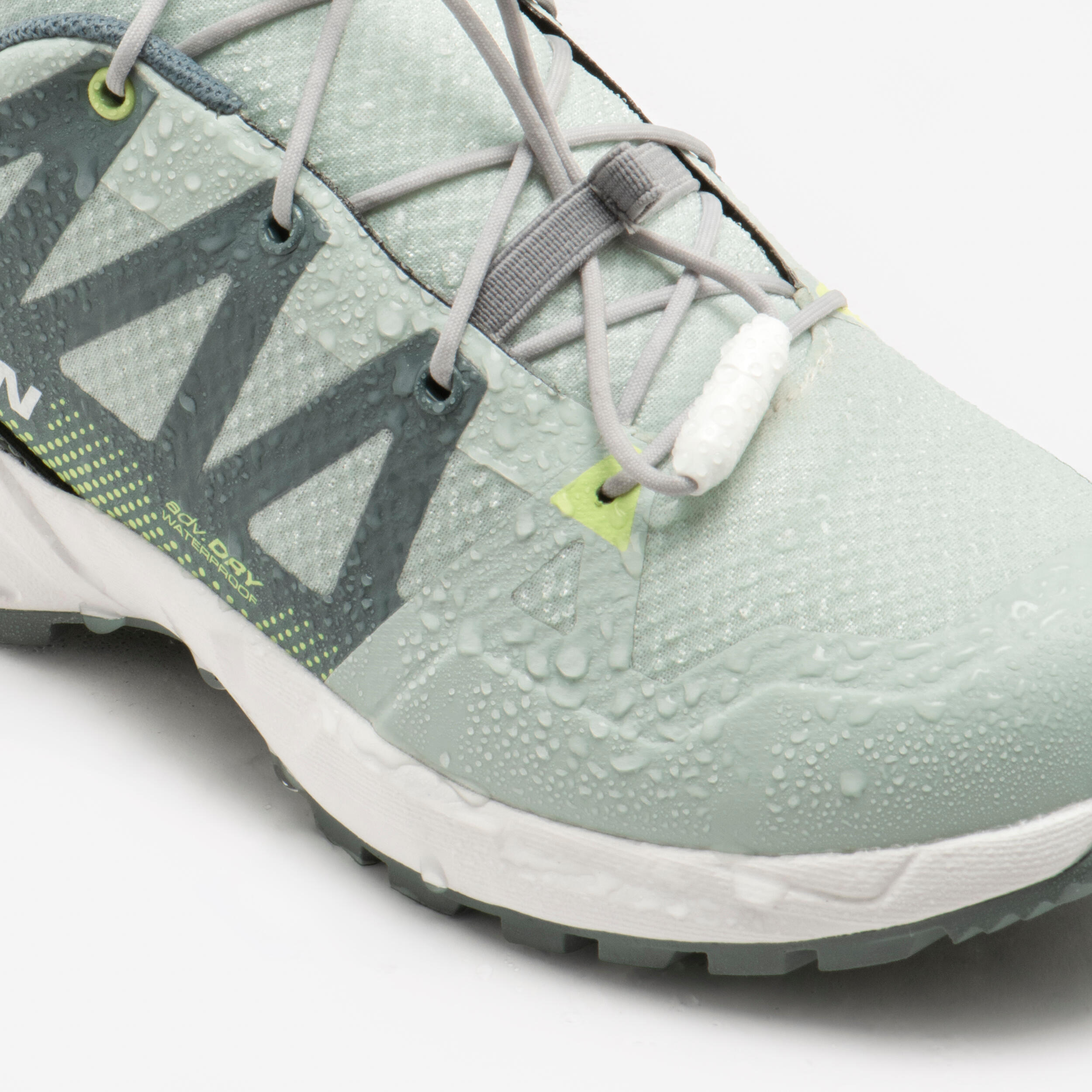 Chaussures de randonnée imperméables enfant, Saliba vert du 31 au 38 6/6