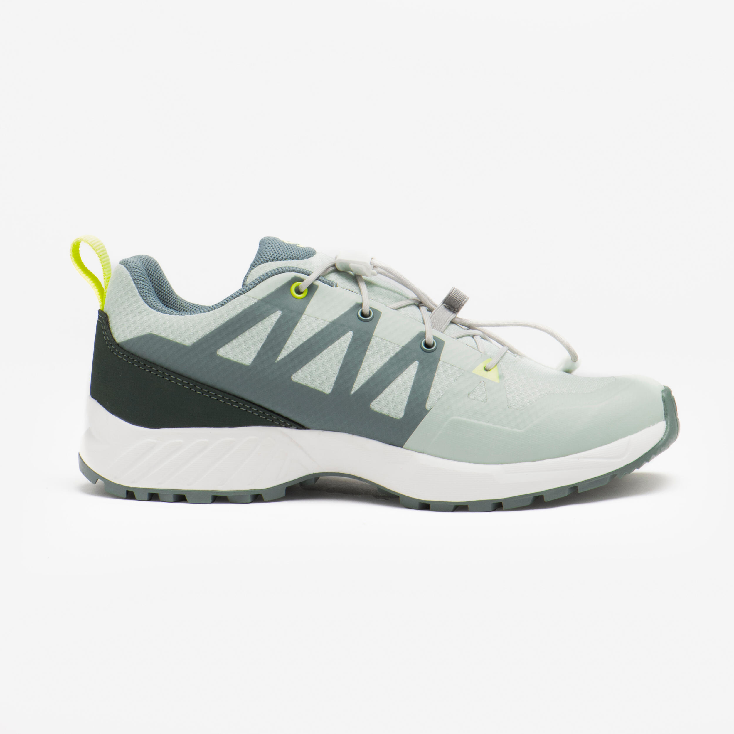 Chaussures de randonnée imperméables enfant, Saliba vert du 31 au 38 3/6