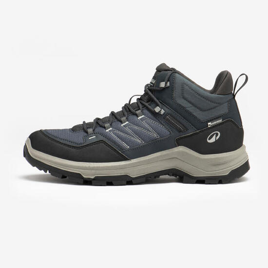 Scarpe trekking uomo MH100 impermeabili grigie