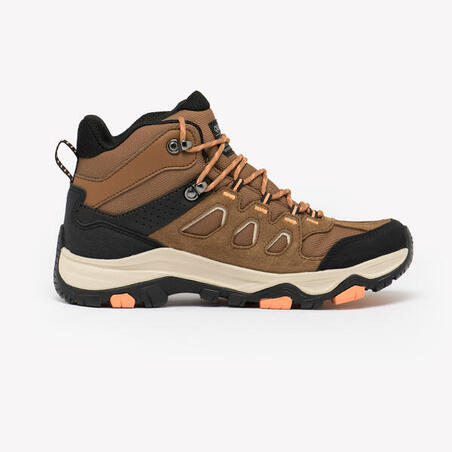 Черевики жіночі MH500 для гірського туризму водонепроникні коричневі