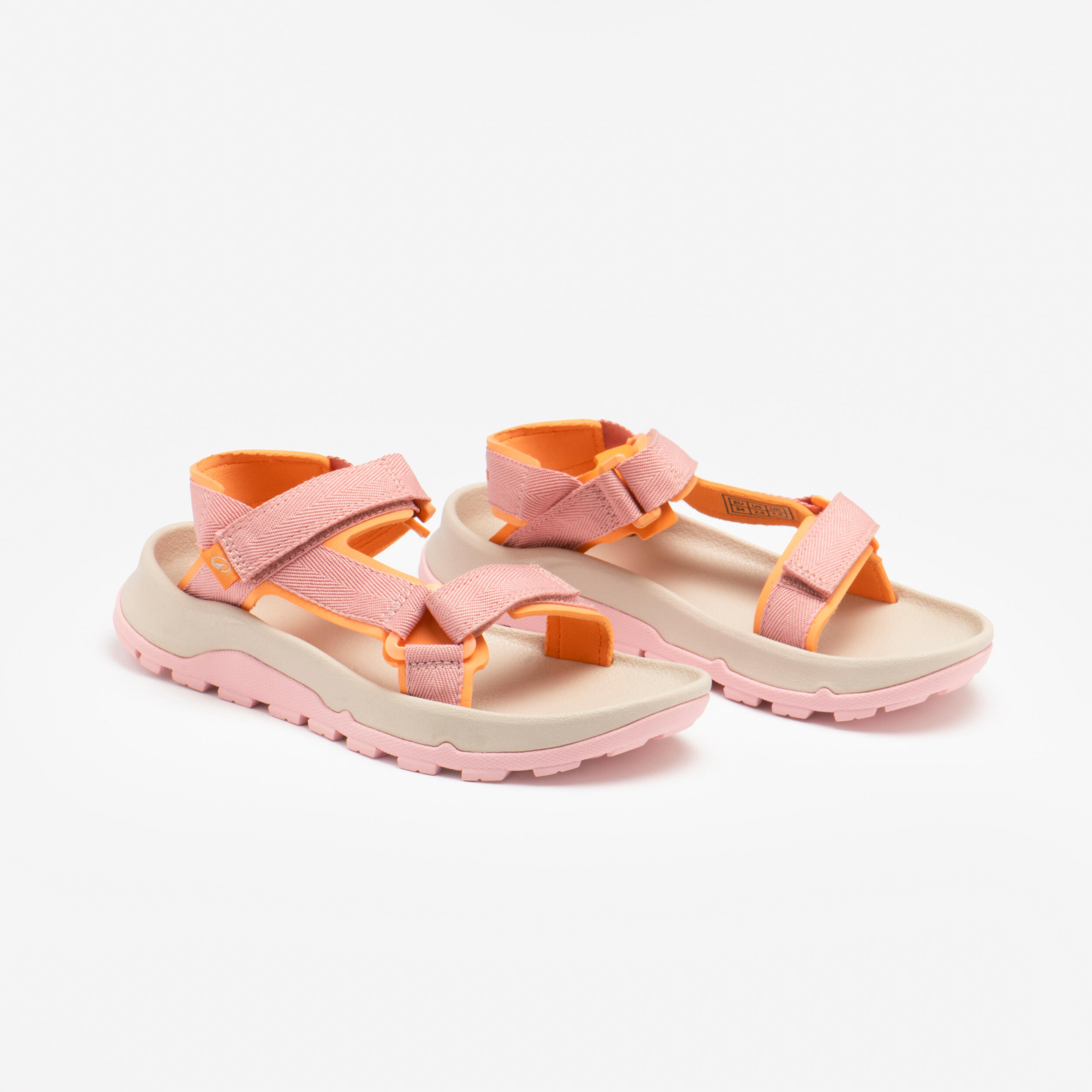 Sandales de randonnée à bande autoagrippante enfant, NH 500 Tailles 7,5C à 6 2/8