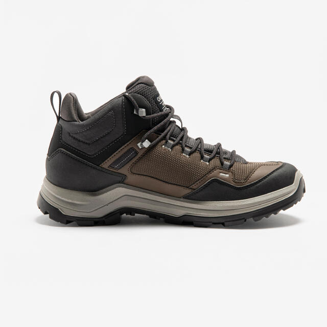 QUECHUA Botas de senderismo impermeables hombre, MH100 marrón