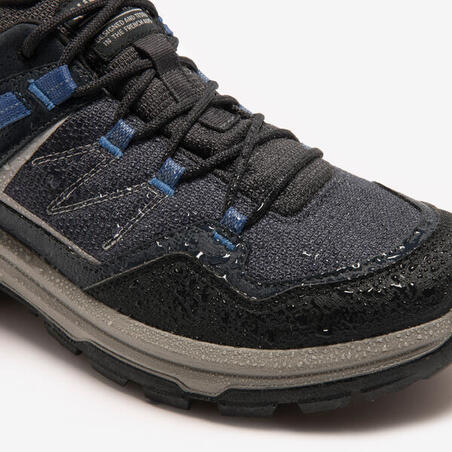 Черевики чоловічі MH100 для гірського туризму водонепроникні сині