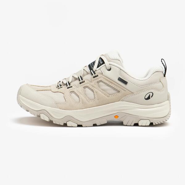Beige low-rise waterproof hiking boot