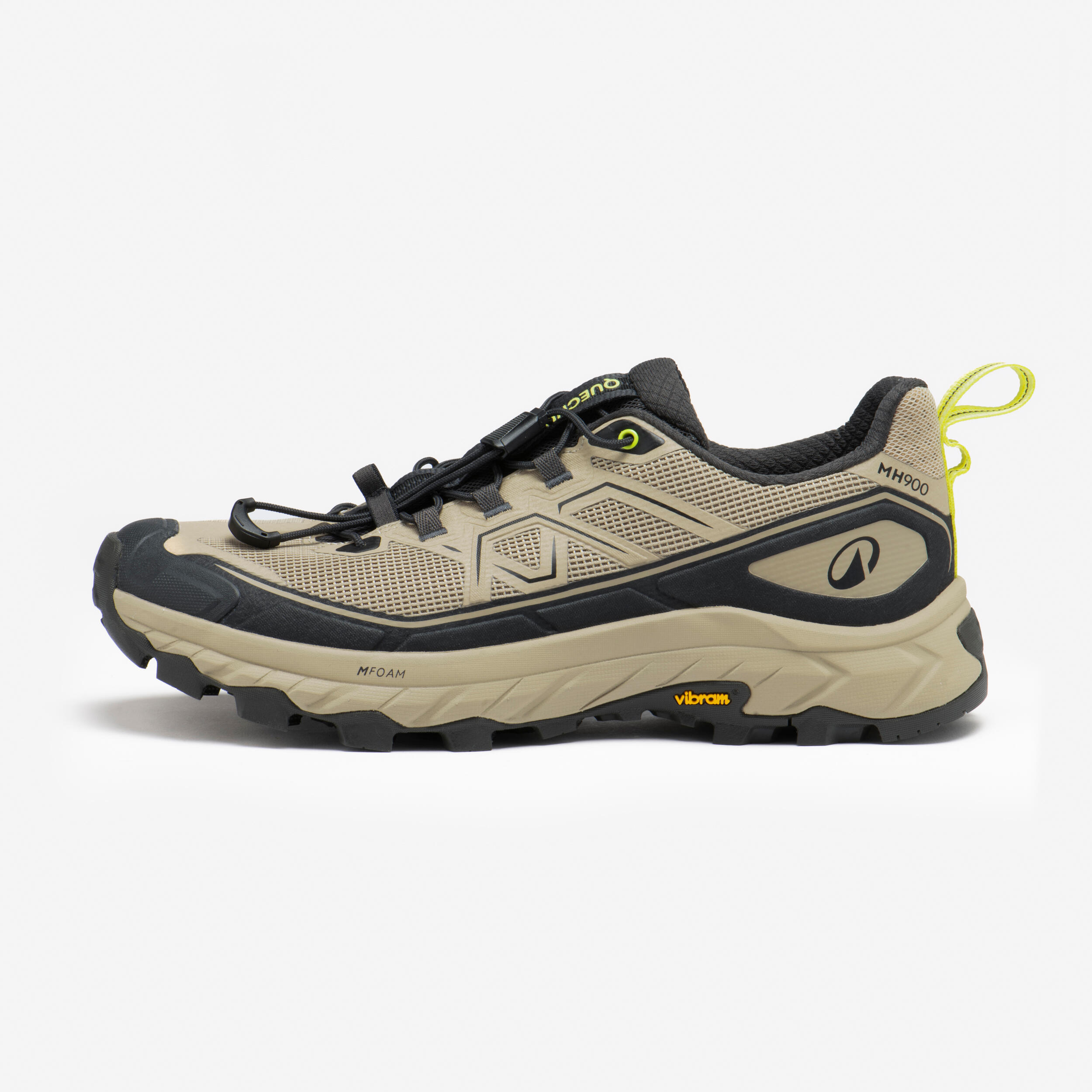 Men’s low-rise hiking boots, MH900 Light - Beige/Black
