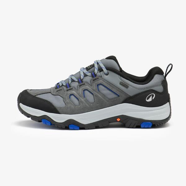 Grey low-cut waterproof hiking shoe