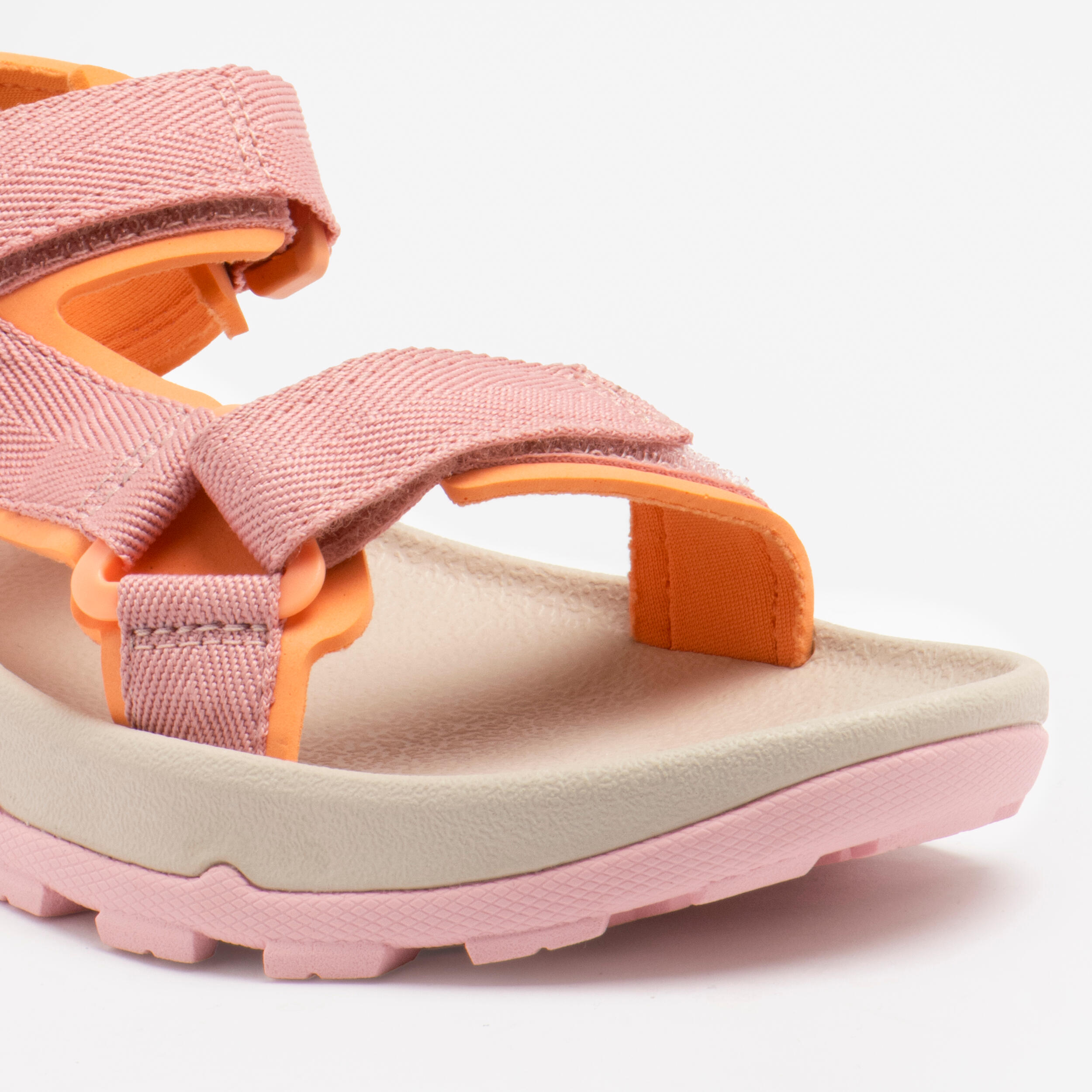 Kids’ Hook-and-Loop Hiking Sandals, NH 500 Sizes 7.5C–6 - QUECHUA