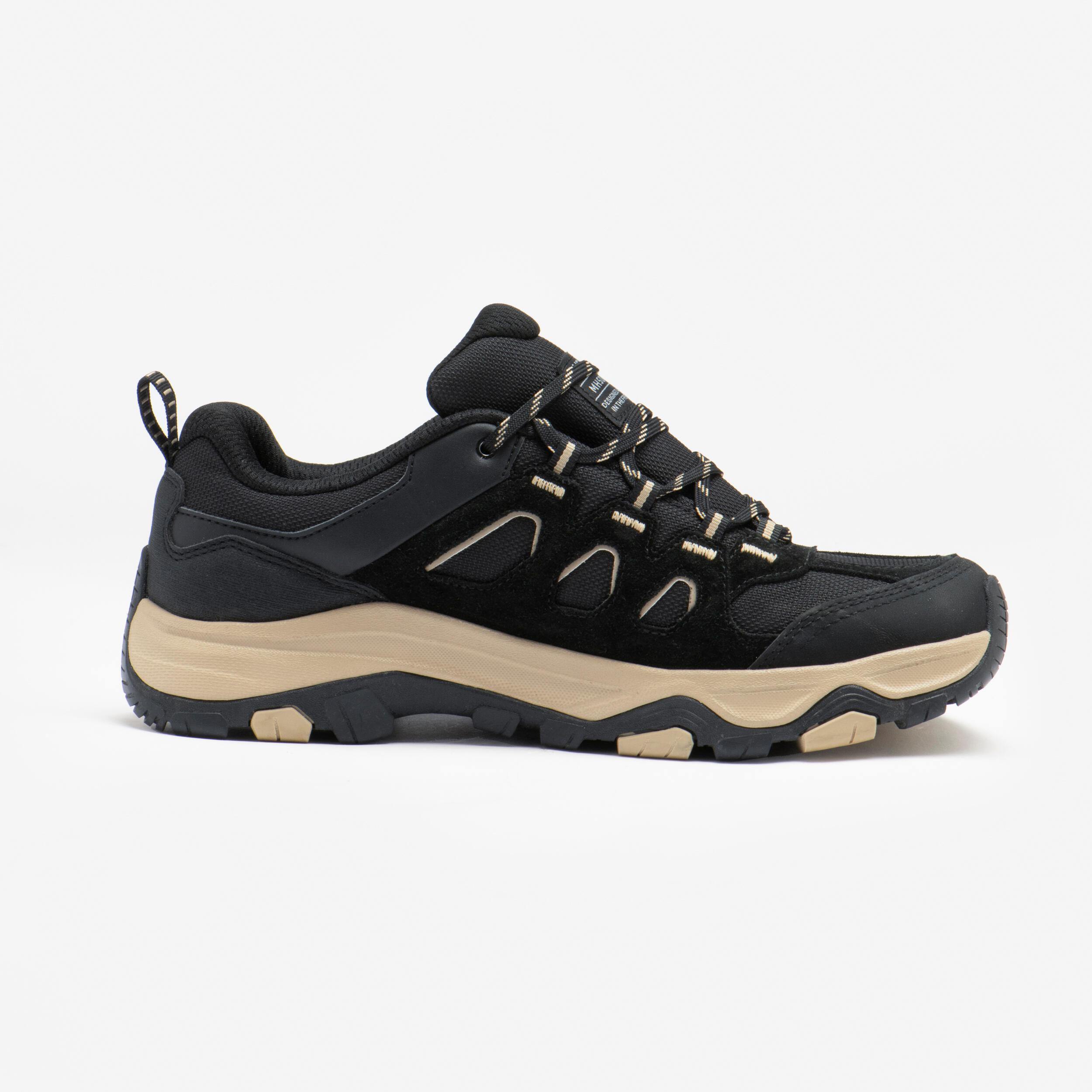 Men's Waterproof Hiking Shoes MH500 - Black