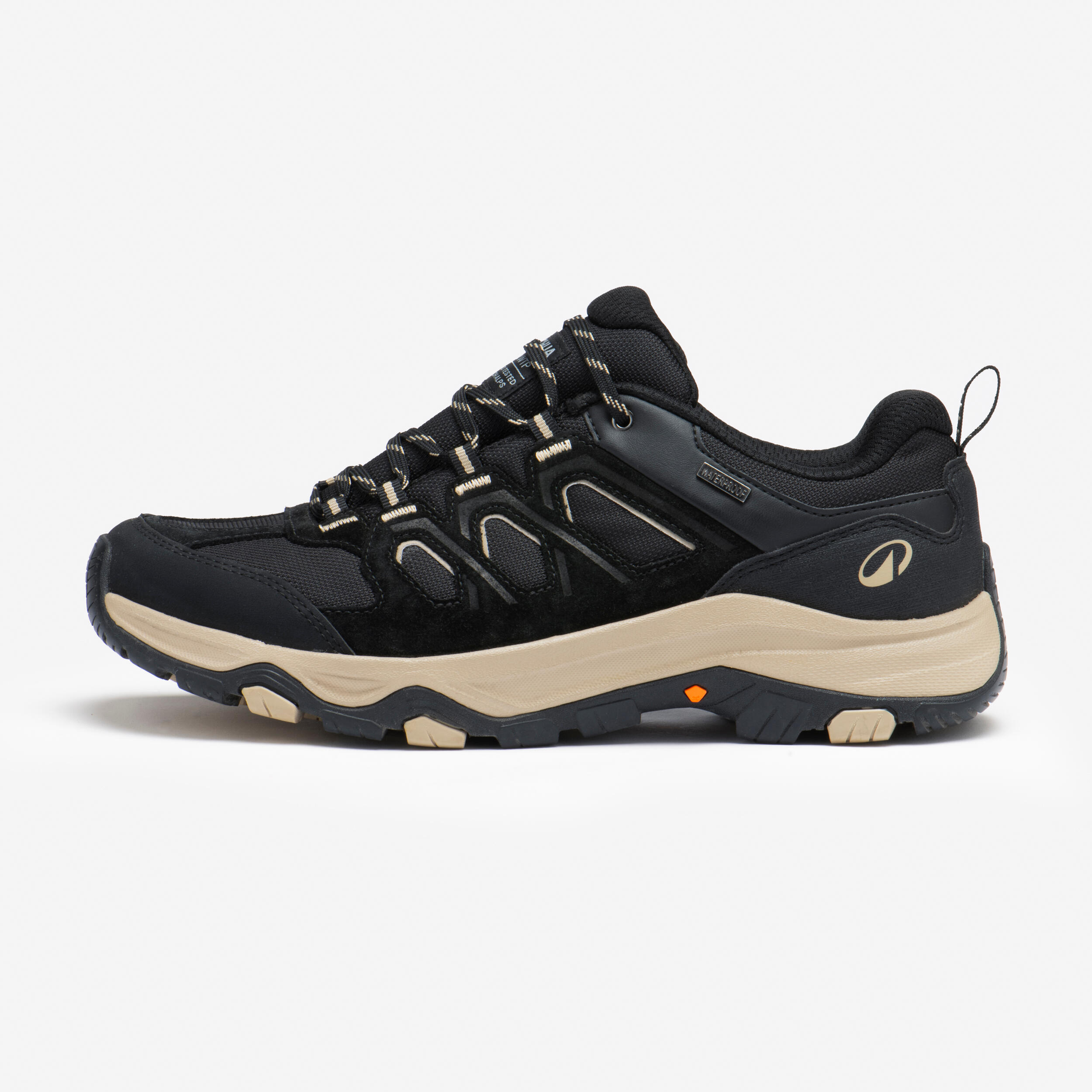 Men’s Low-rise Waterproof Hiking Boots MH500 - Black