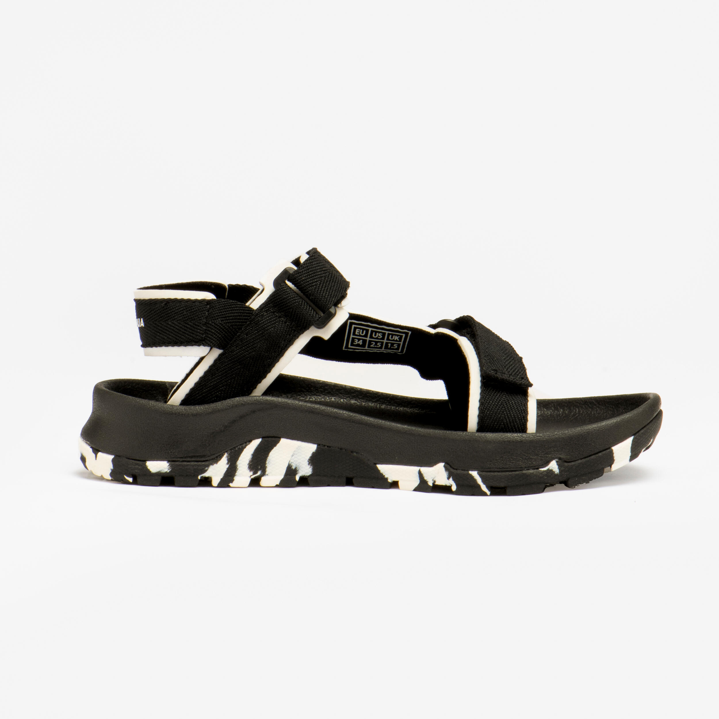 Gebraucht - Trekkingsandalen Kinder 28–38 bequem mit Klettverschluss Wandern ... 3/8