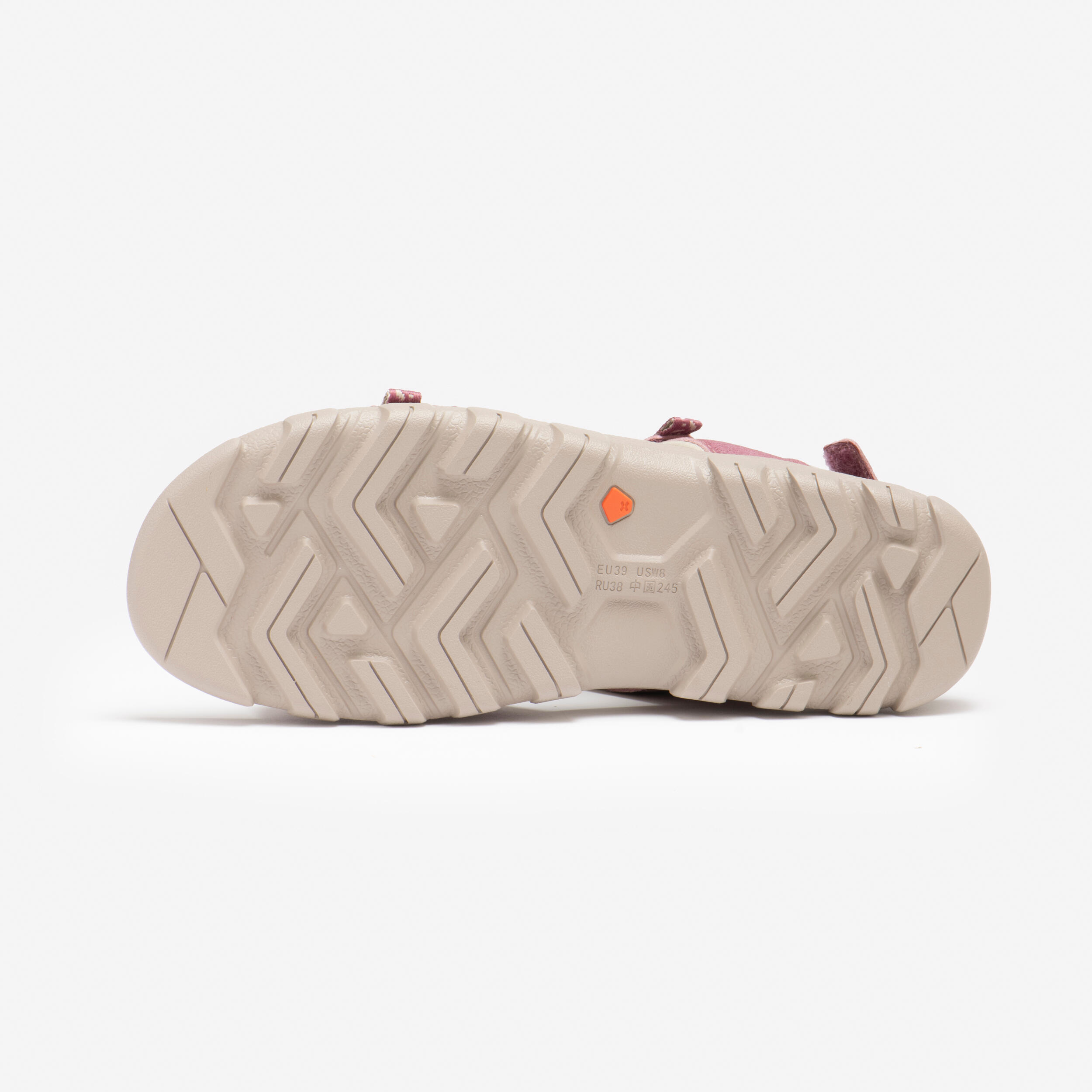 Sandalias de senderismo mujer - NH500 piel violeta  4/8