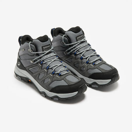 Черевики чоловічі MH500 для гірського туризму водонепроникні сірі