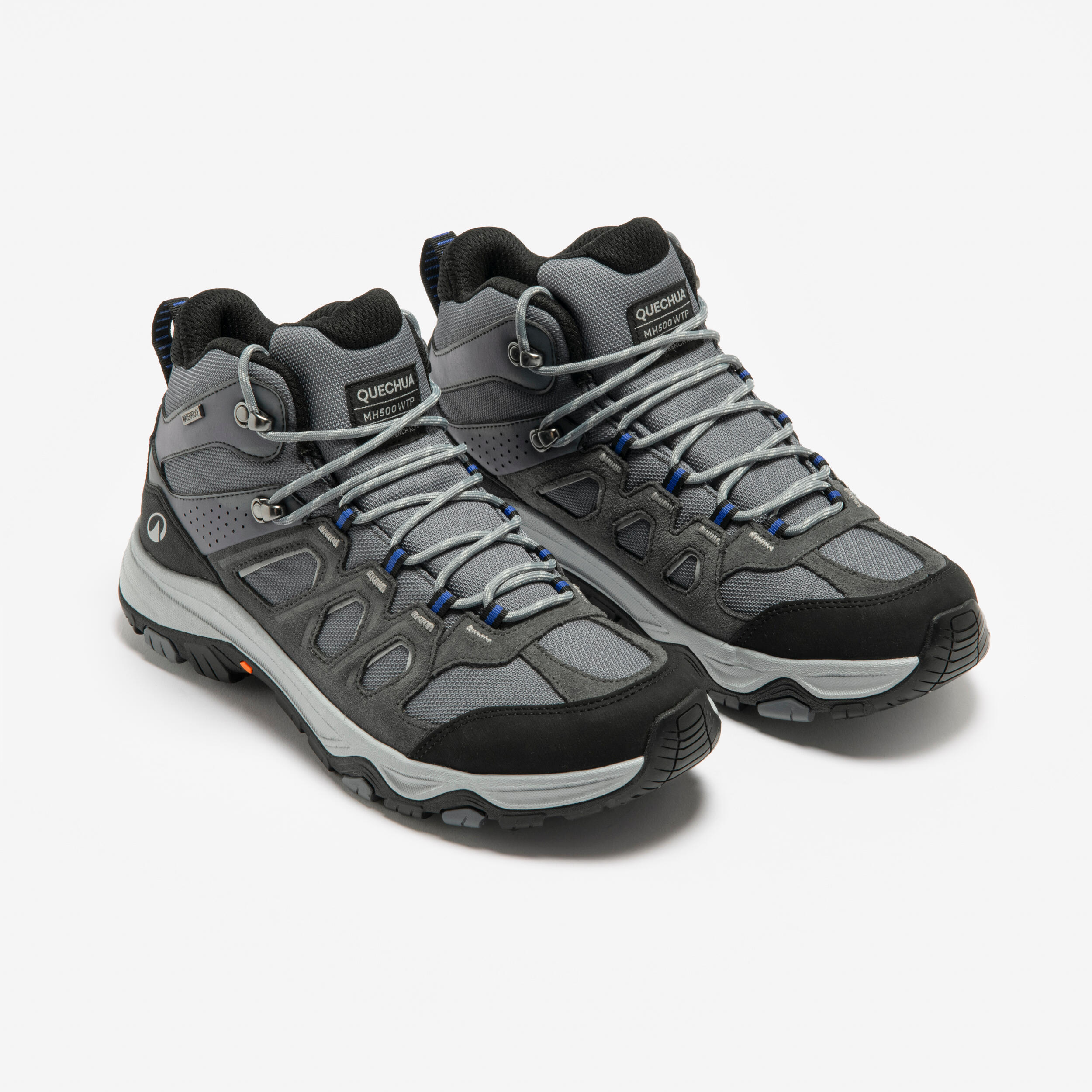 Chaussures de randonnée hautes imperméables homme, MH 500 2/7
