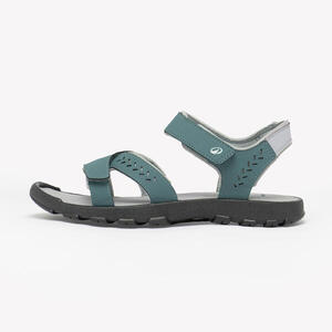 Sandalias de montaña y trekking Mujer NH100 verde