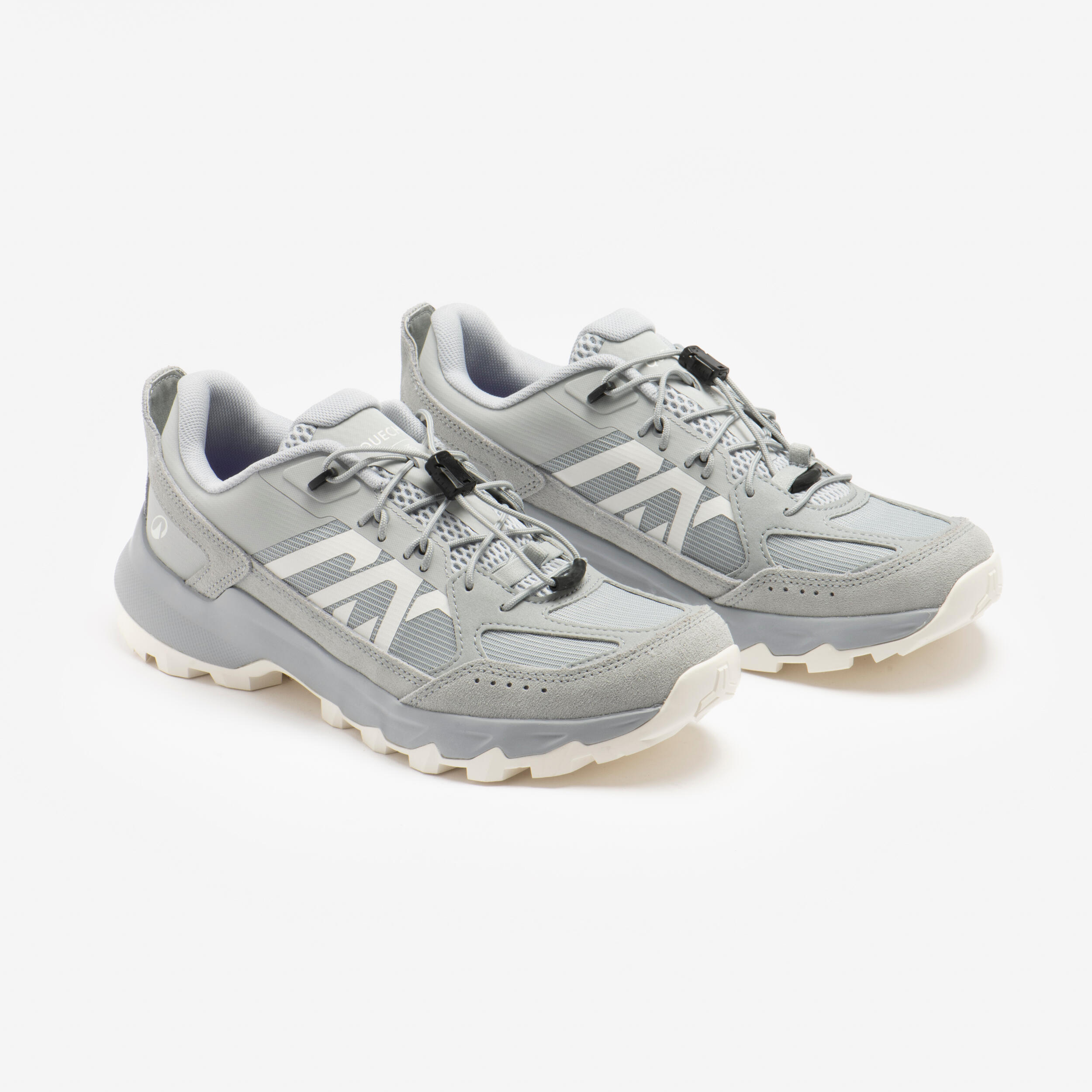 Chaussure de randonnée femme, MH500 Softer gris 2/5