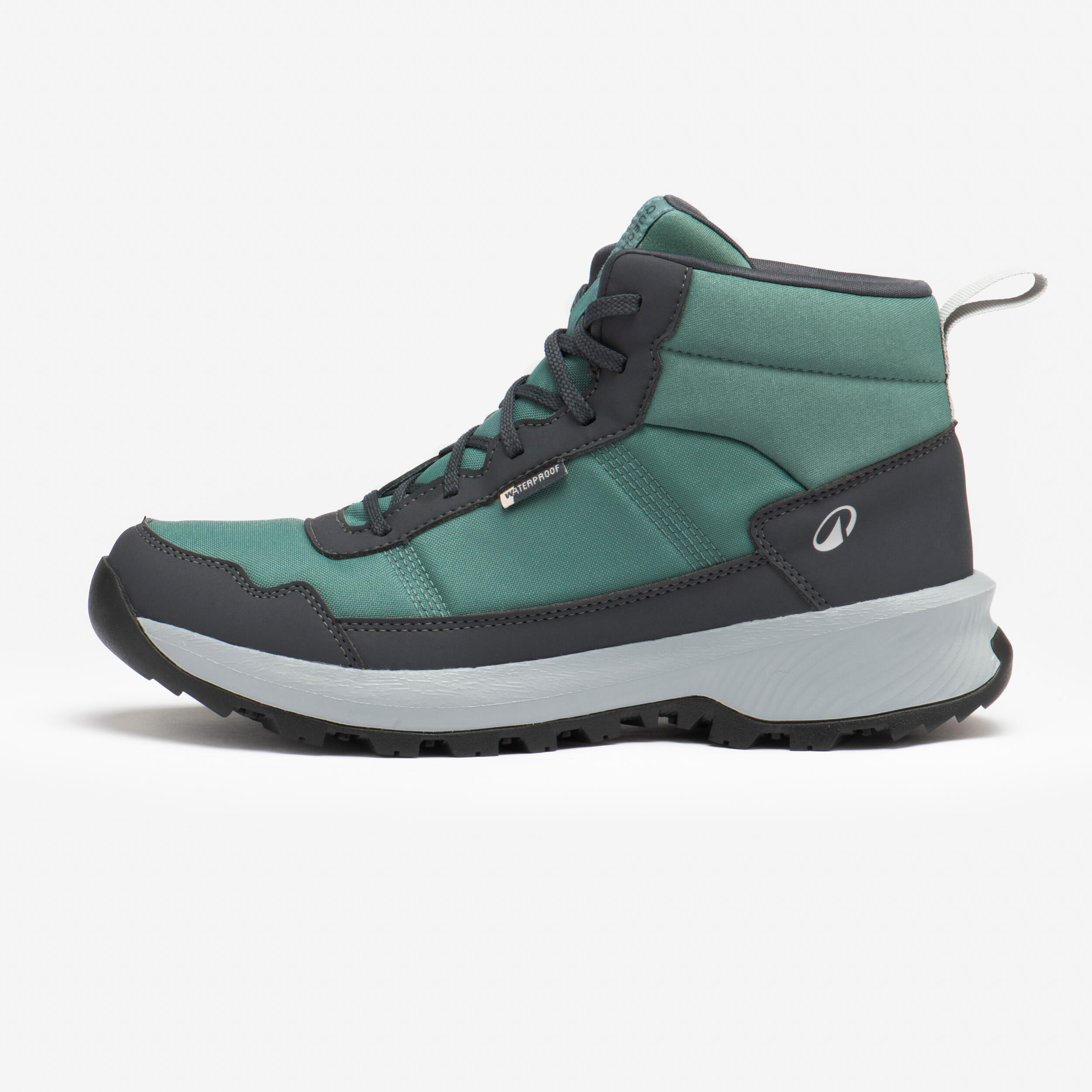 Women’s waterproof, mid-rise hiking boots, NH100 WP - Grey