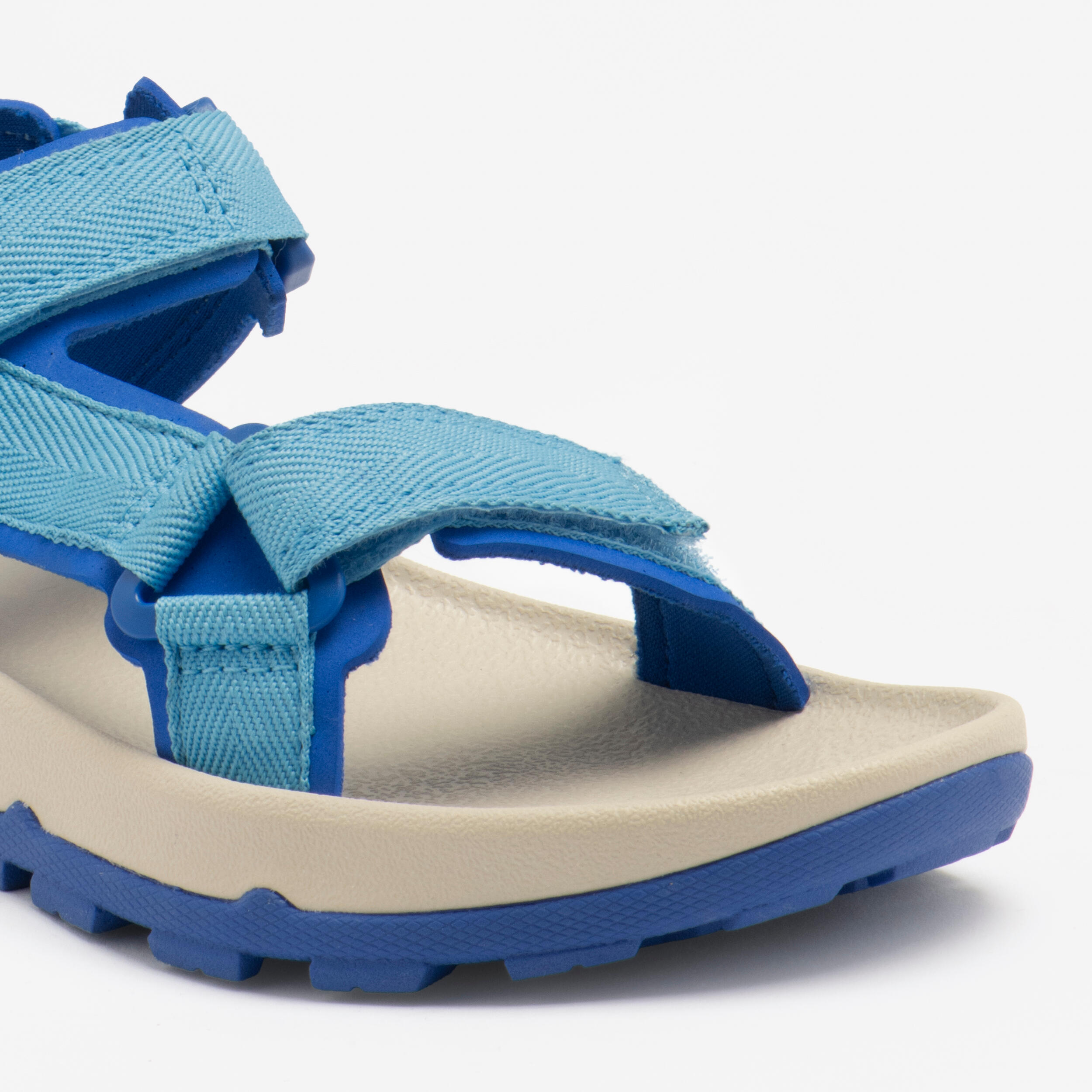 Kids’ Hook-and-Loop Hiking Sandals, NH 500 Sizes 7.5C–6 - QUECHUA