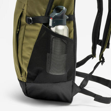 Рюкзак Arpenaz 100 для туризму 27 л зелений/хакі