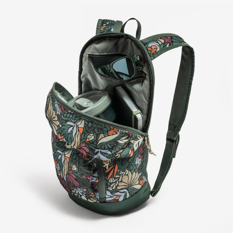Outdoor Sırt Çantası - Çiçek Desenli - 10 L - Arpenaz 100