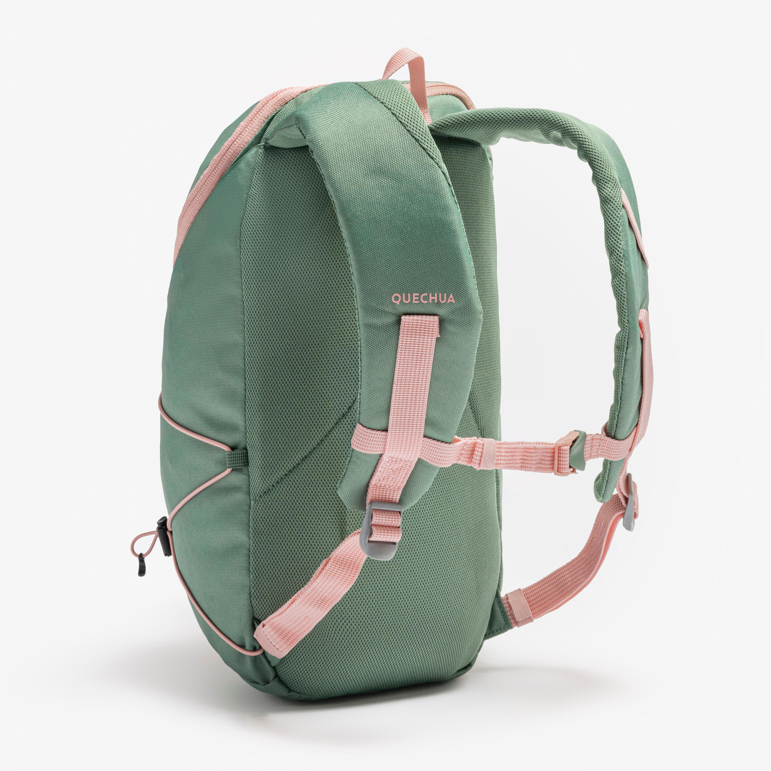 Kids’ hiking backpack 10 L, 7-15 years, MH500 - Blue / Green 4/7