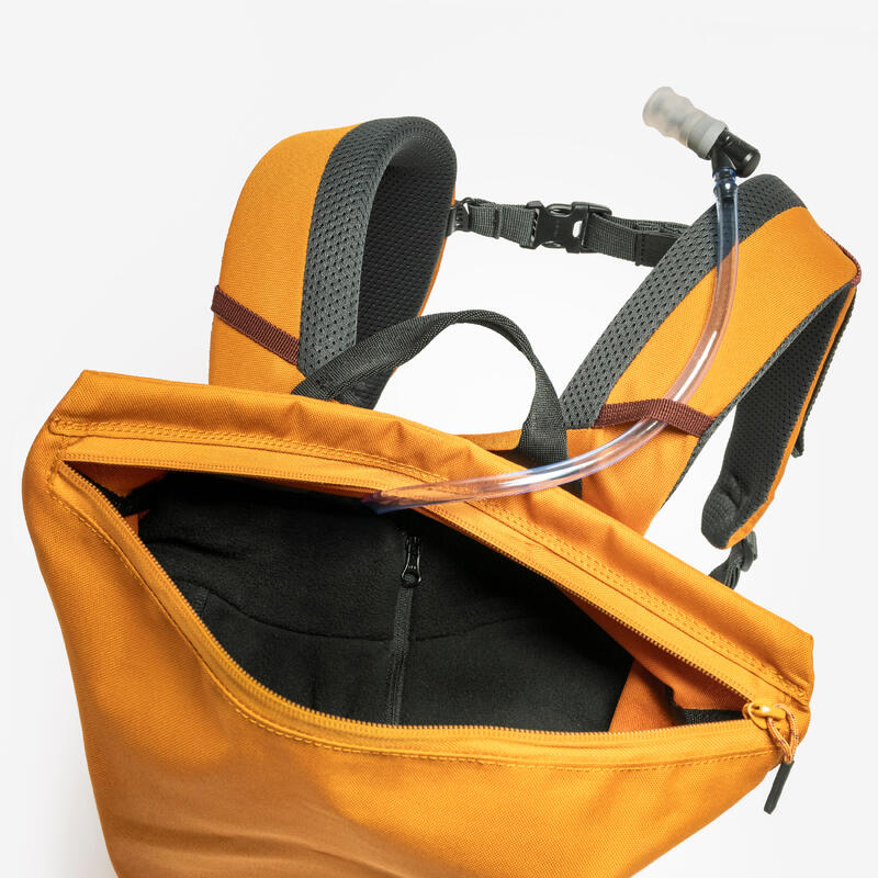 Rucsac Drumeție în natură 16+4L, Escape 500 Rolltop Maro
