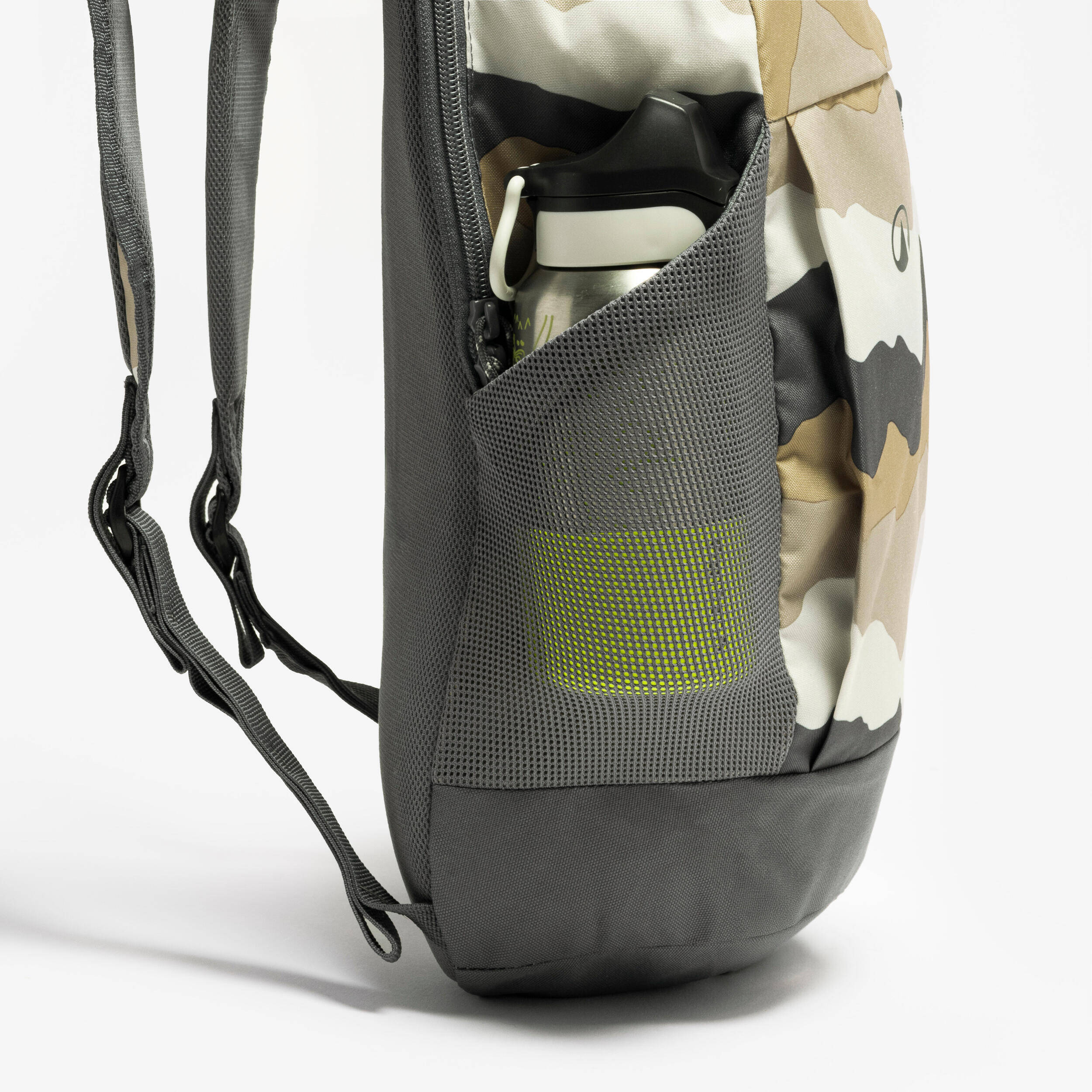 10L hiking backpack Arpenaz 100 - Beige -  3
