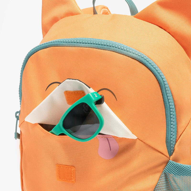 Rucsac de drumeție 7l NH100 Vulpe Oranj Copii 2-5 ani