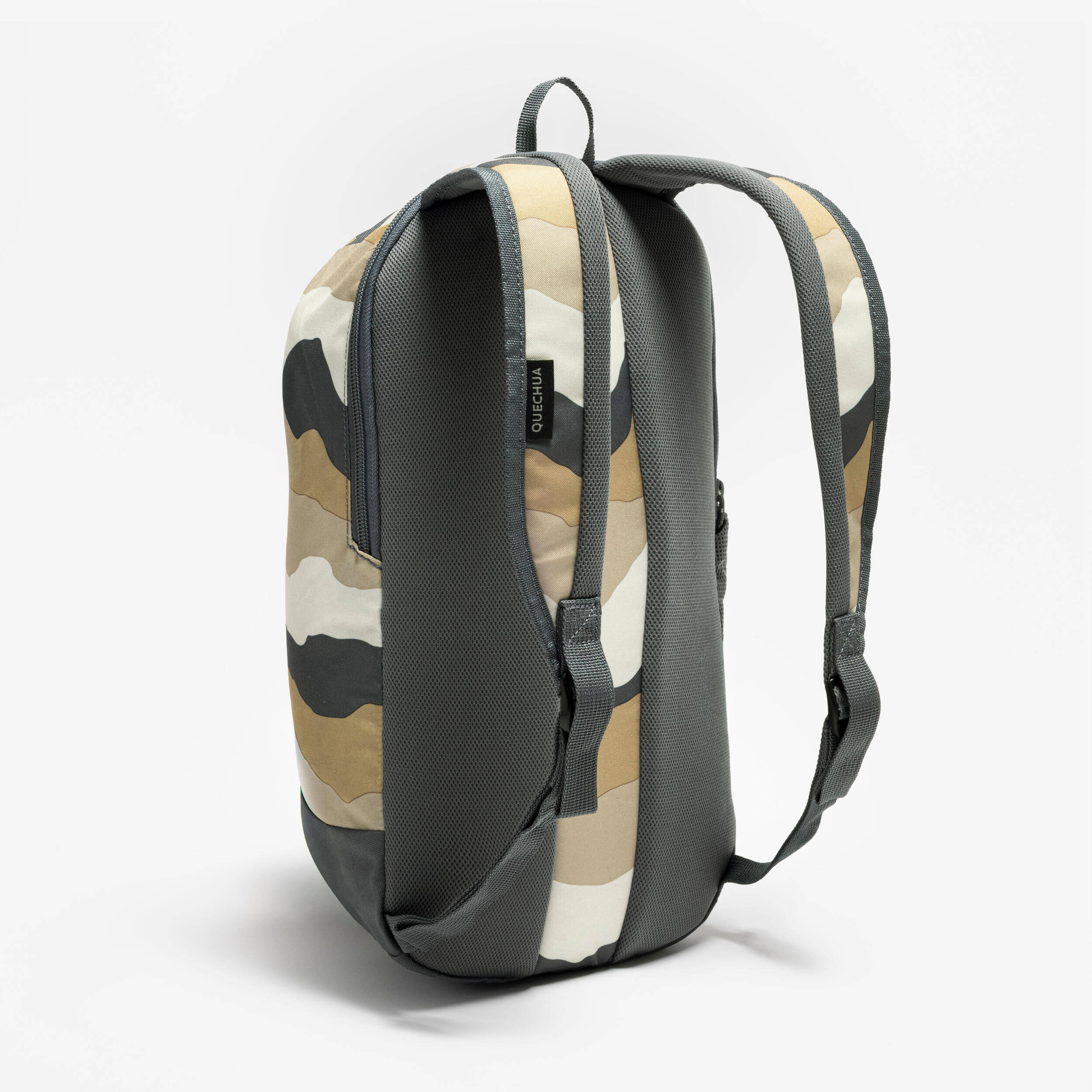 10L hiking backpack Arpenaz 100 - Beige -  2