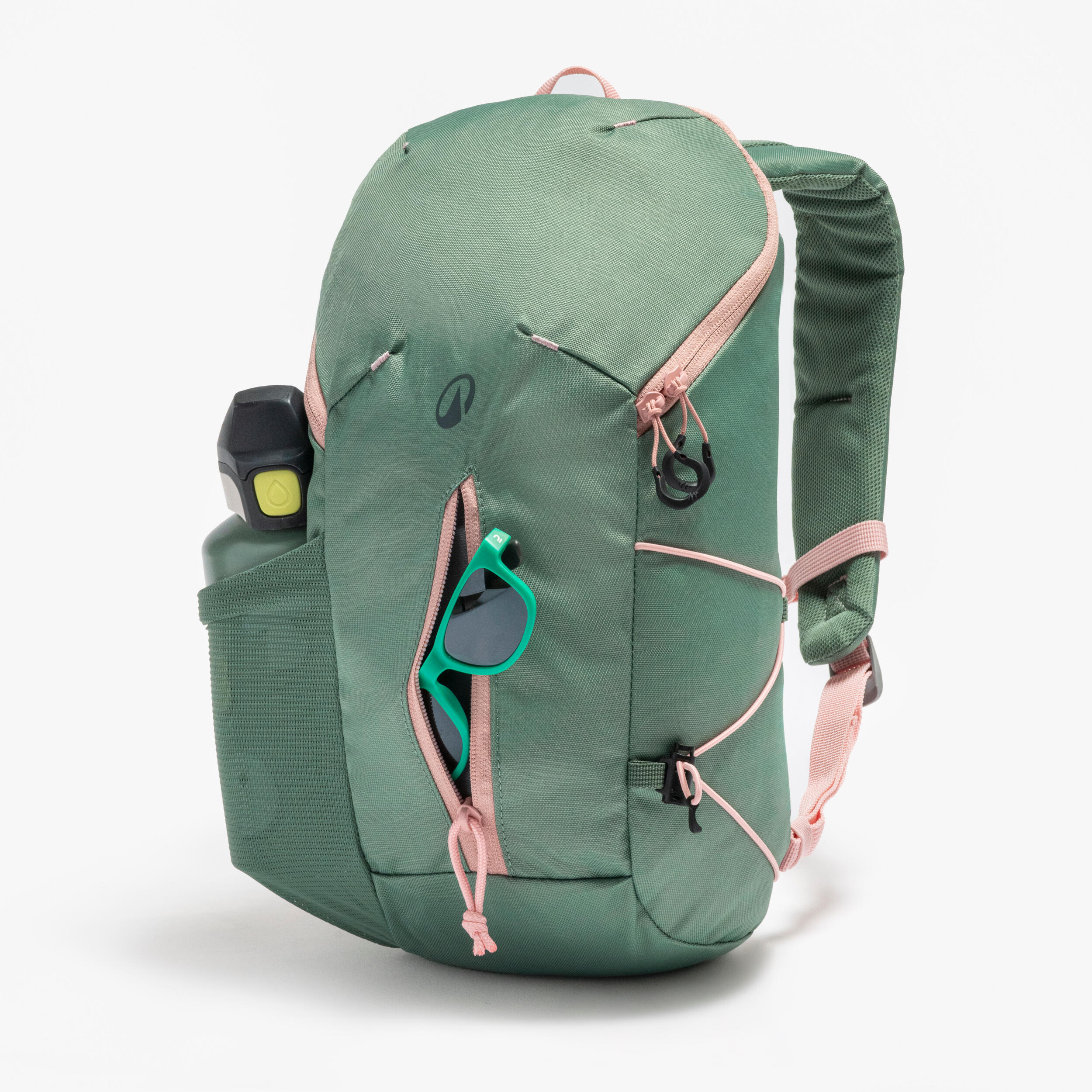 Kids’ hiking backpack 10 L, 7-15 years, MH500 - Blue / Green 6/7