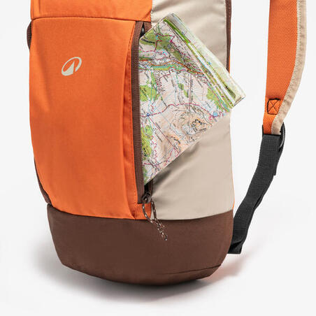 Рюкзак Arpenaz 100 для туризму 10 л помаранчевий