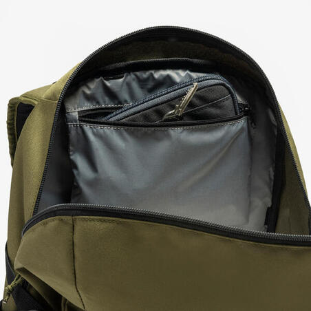 Рюкзак Arpenaz 100 для туризму 27 л зелений/хакі