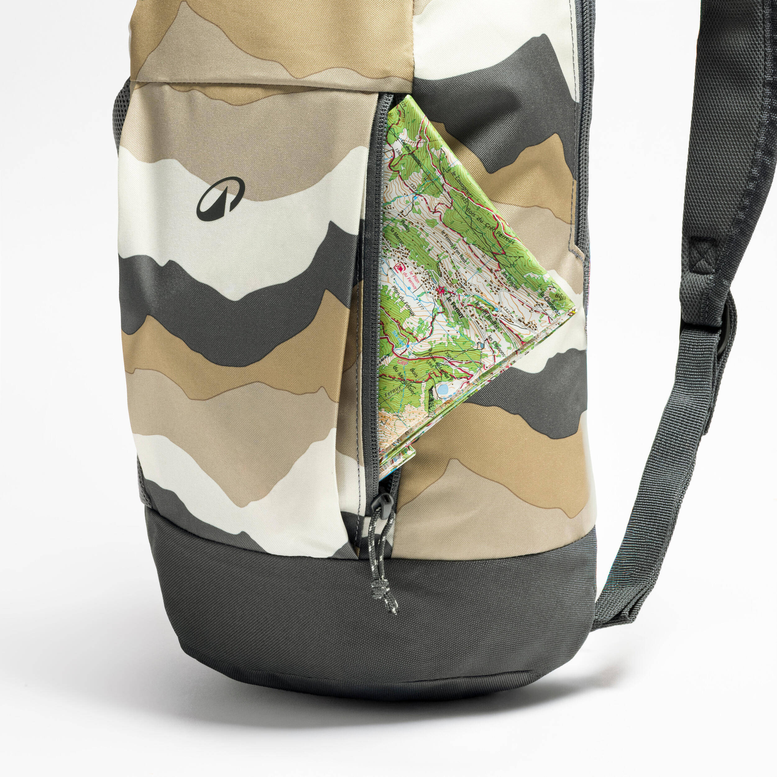 10L hiking backpack Arpenaz 100 - Beige -  4
